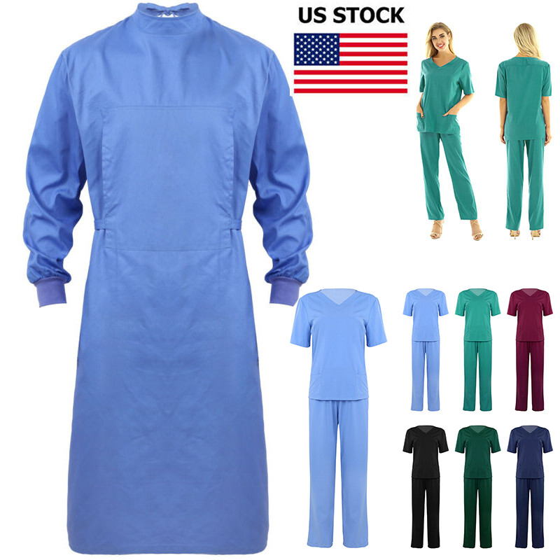 Top Long Pants Medical Scrub Set