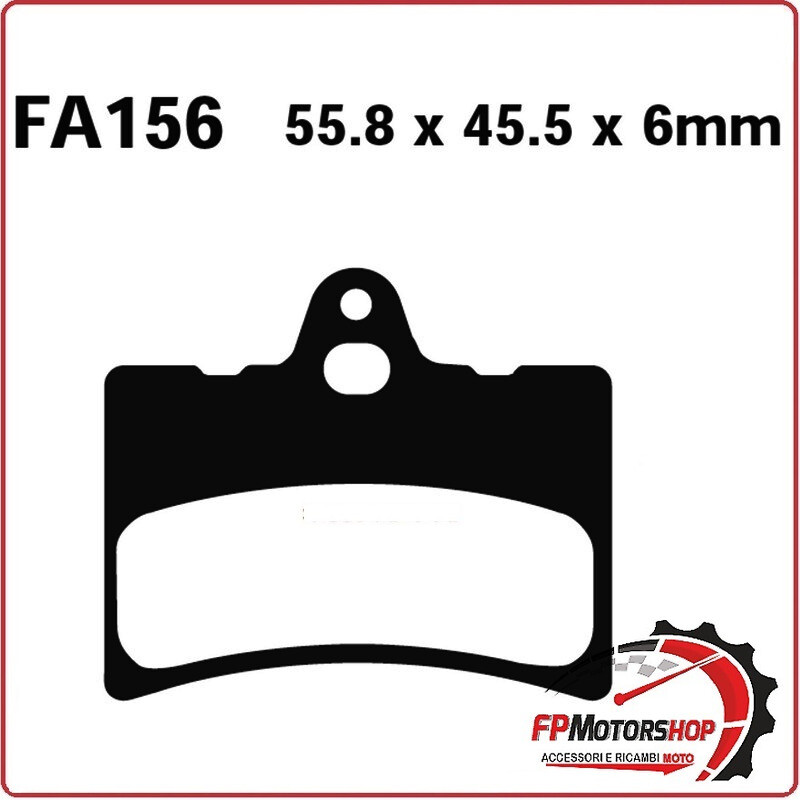 PASTIGLIE PASTICCHE FRENI PER MOTO APRILIA BETA CAGIVA EBC FA156 ORGANICA