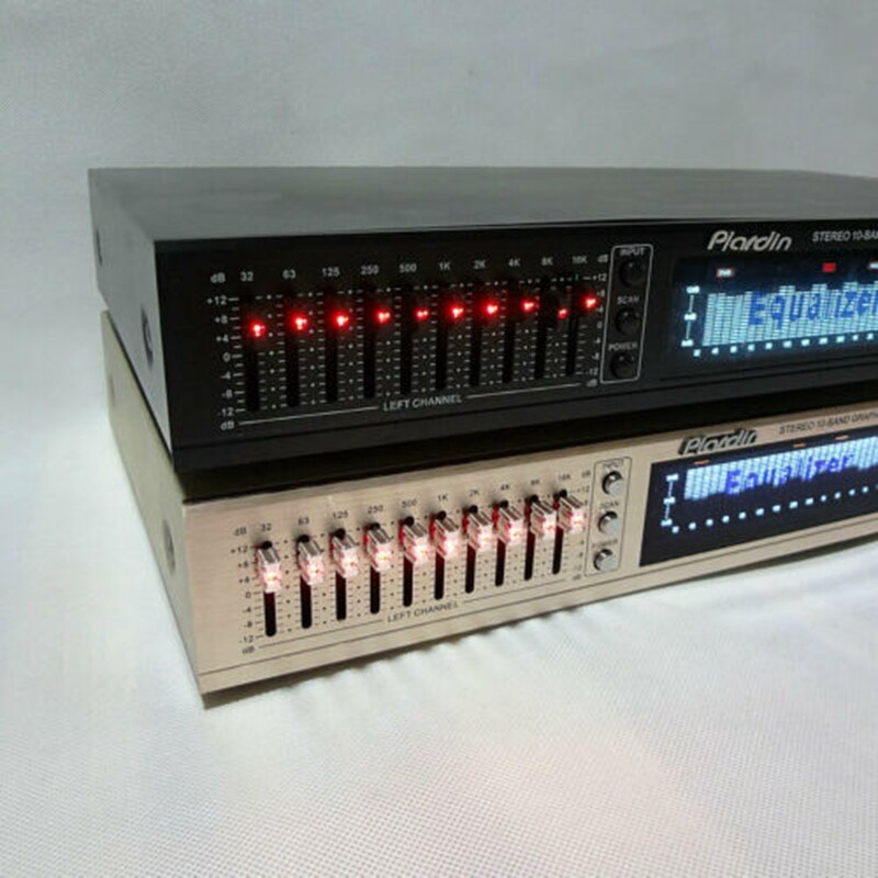 2021 Hifi EQ665 Equalizer EQ Balanced Mixer Double 10 Segment Stereo Tone Preamp