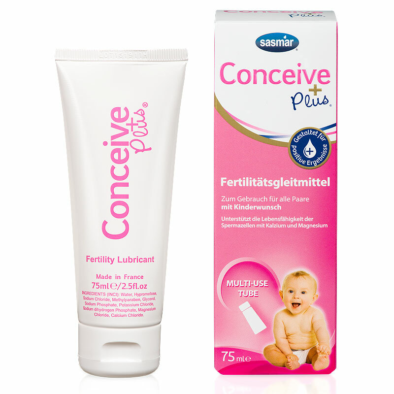 SASMAR Conceive Plus Fertilitätsgleitmittel Gleitgel Kinderwunsch Tube