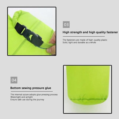 Waterproof Dry Bag Sack Pack Boating Floating Kayaking Camping Buckled Storage