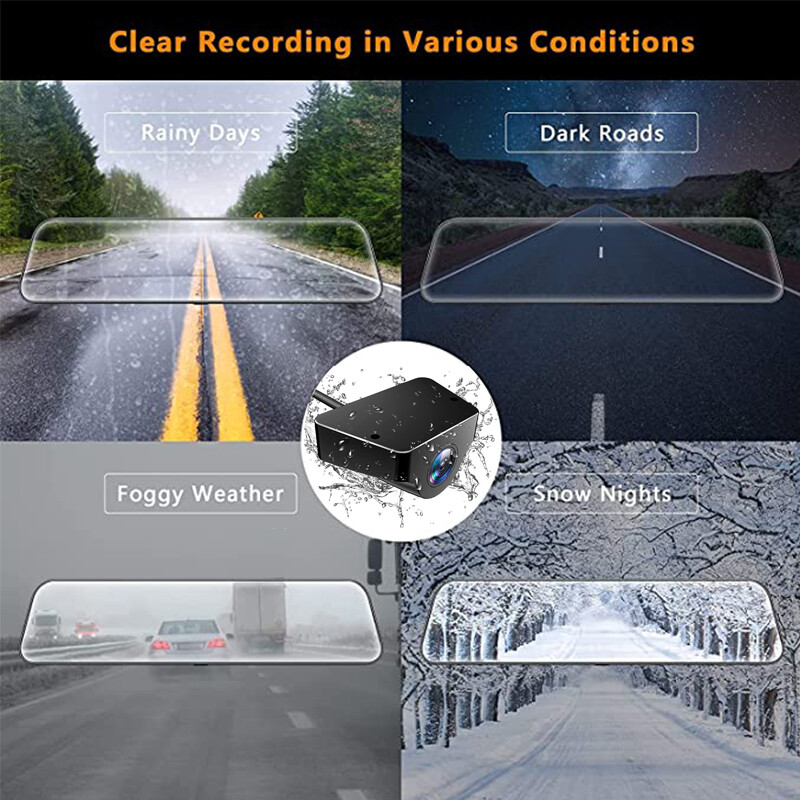 WOLFBOX Upgraded WDR Rear Camera for G930/G840S/G900/G850 USB-C Dash Cam