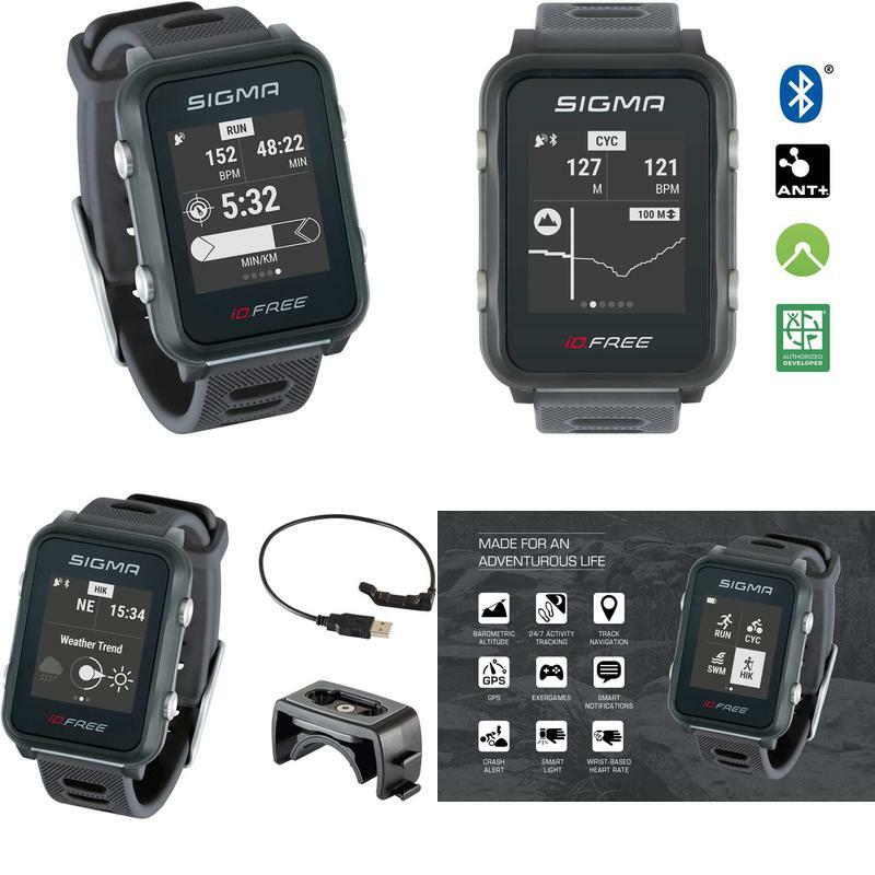 iD.FREE GPS Multisport-Uhr für Outdoor und Navigation, Smart Notifications, Geo