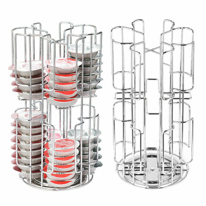 Kapselhalter Kapselständer Silber Kapselspender Für 64 Tassimo Kapseln