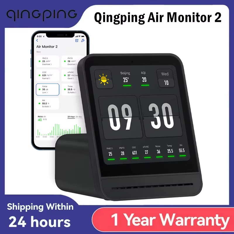 Original Air Monitor 2 Smart Home Touch Screen Control Temperature Humidity Sen
