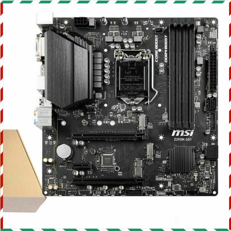 MSI Z390M-S01 Motherboard LGA1151 for Intel 8th and 9th Gen