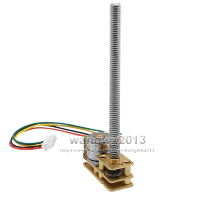 1x DC5V 5-300RPM 2-Phase 4-Wire Step Stepping Stepper Gearbox Gear Motor M4x55mm
