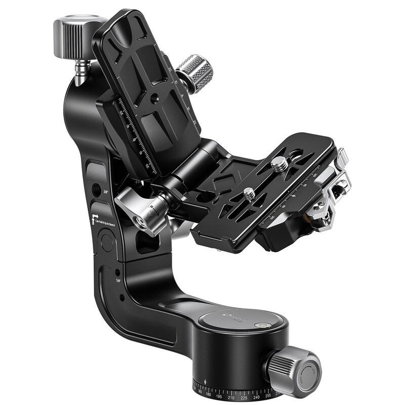 LEOFOTO PG-2L Tête de cardan pliable avec kit QR de type Arca