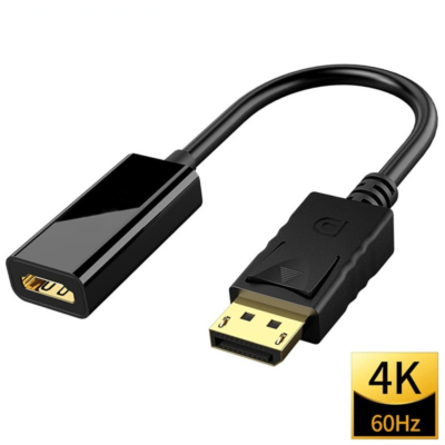 DISPLAYPORT Stecker auf zu HDMI Buchse Konverter Adapter Kabel DP 4K 2K Full HD✅