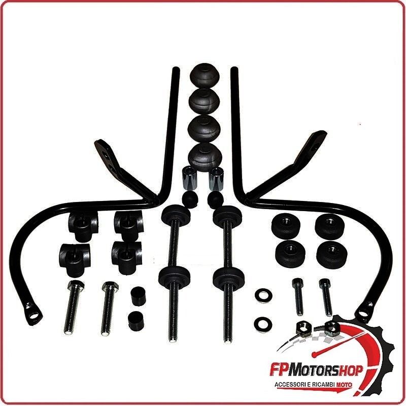 KIT ATTACCHI PARABREZZA SCOOTER PER HONDA SH 50/100 96>01 BIONDI 8500841 