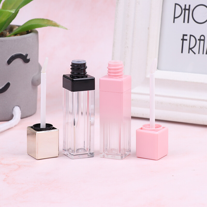 1Pc 10ml Refillable Bottle Lip Glaze Empty Tube Plastic Lip 