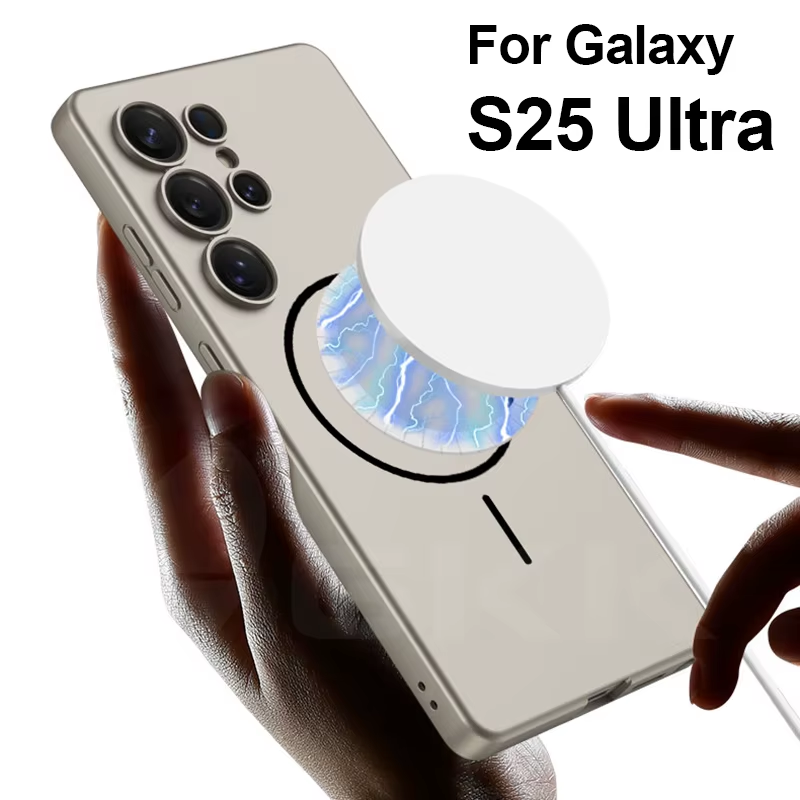 For Magsafe Wireless Charging Case For Samsung Galaxy S25 Ultra Shockproof Armor