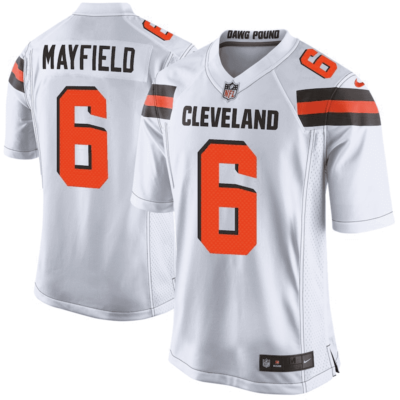 NFL Cleveland Browns Nike Jersey 6 Baker Mayfield White XL