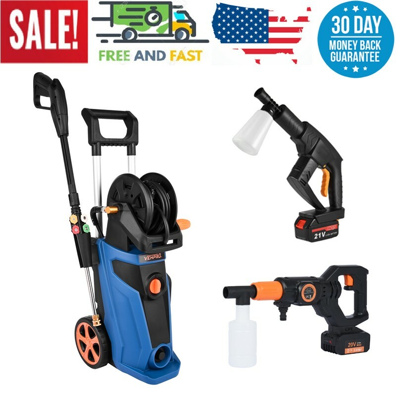 Electric Pressure Washer 3800 PSI 2.8GPM Water High Power Jet Wash Patio Car