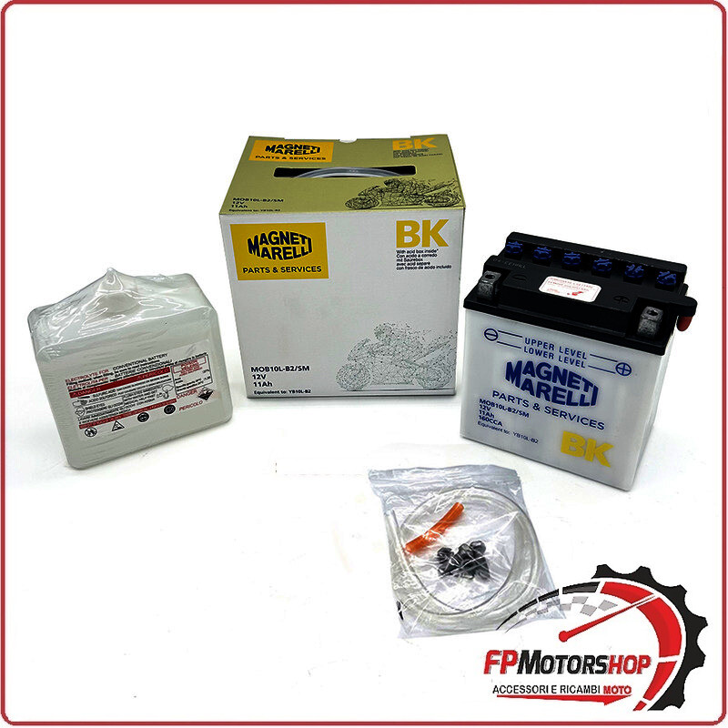 BATTERIA PER MOTO MARELLI MOB10L-B2 SM YB10L-B2 12V 11Ah SUZUKI GS 500 GSX-F600