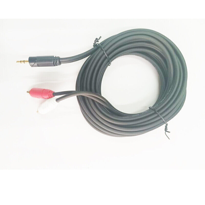 3.5mm to RCA Cable 2RCA to 3.5mm 2-RCA to AUX Cord Adapter Stereo Audio Y-Cable