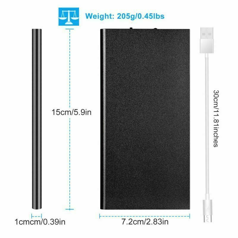 20000mAh Power Bank Charger Battery Pack for Heating Vest Jacket Cell Phone 2SUB