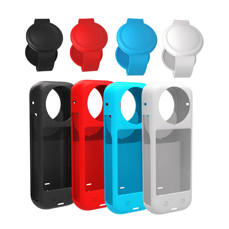 Accessories For Insta360 X4 Camera Silicone Protective Cover Case with Lens Cap