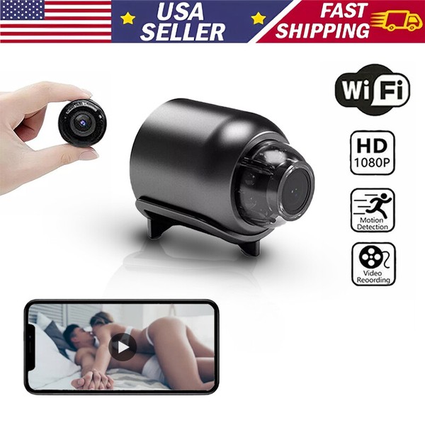 Mini Spy Camera WiFi HD 1080P Hidden IP Night Vision Camcorder Home Security Cam - Image 117