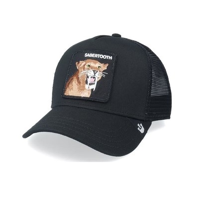 

Hat Tiger GOORIN BROS Animal Farm Trucker Hats Animals Sabertooth Smilo, Черный