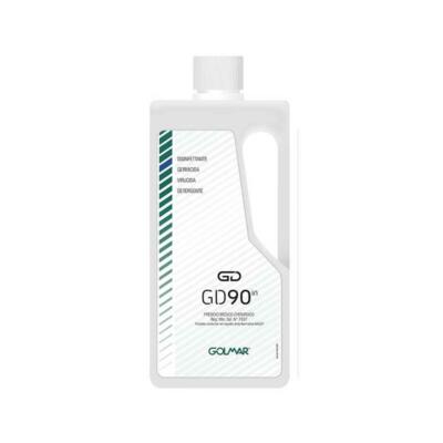 GOLMAR GD90 1 LT VIRUCIDA DISINFETTANTE GERMICIDA PER PAVIMENTI E SUPERFICI 
