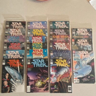 DC  Star Trek Comic Books   #2 thru 22   1989-1991  Vintage  Lot of 21