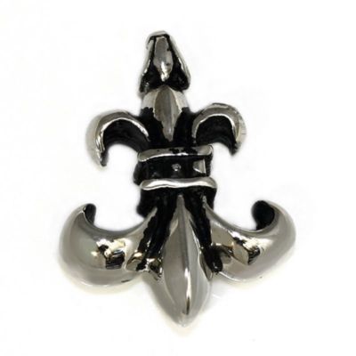 Knights Lily Fleur de Lys Stainless Steel Symbol Jewelry - New
