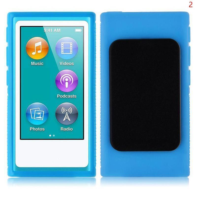 Soft Gel Case Rubber Cover Belt Clip Holder For iPod Nano US