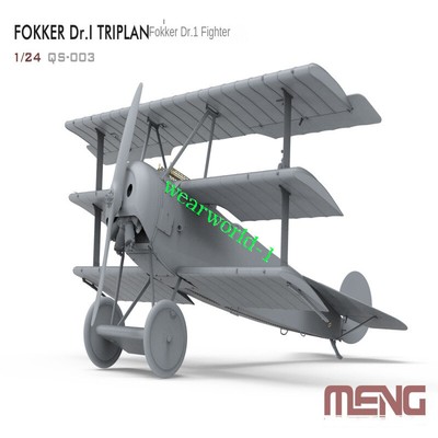 MENG QS-003 1/24 Fokker Dr.I Triplane Plastic Model Kit