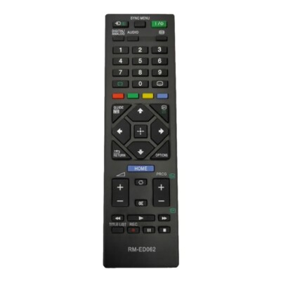 New RM-ED062 Remote Control For Sony LCD TV KDL-32R433B KDL-32R503C KDL-32WD603