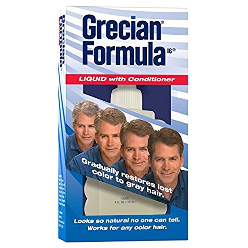 Grecian Formula Liquid with Conditioner, for Thicker and Healthier Hair, Gradual