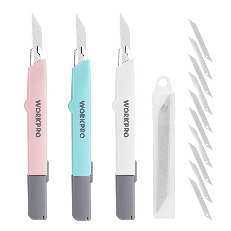 Sets Heavy Duty Box Cutter Retractable Snap-off Blade
