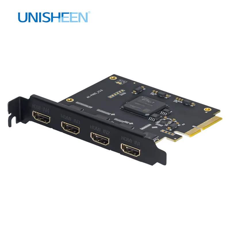 Recorder 1080p OBS Vmix Wirecast Streaming 4 Channel 60fps Quad HDMI SDI Broadca