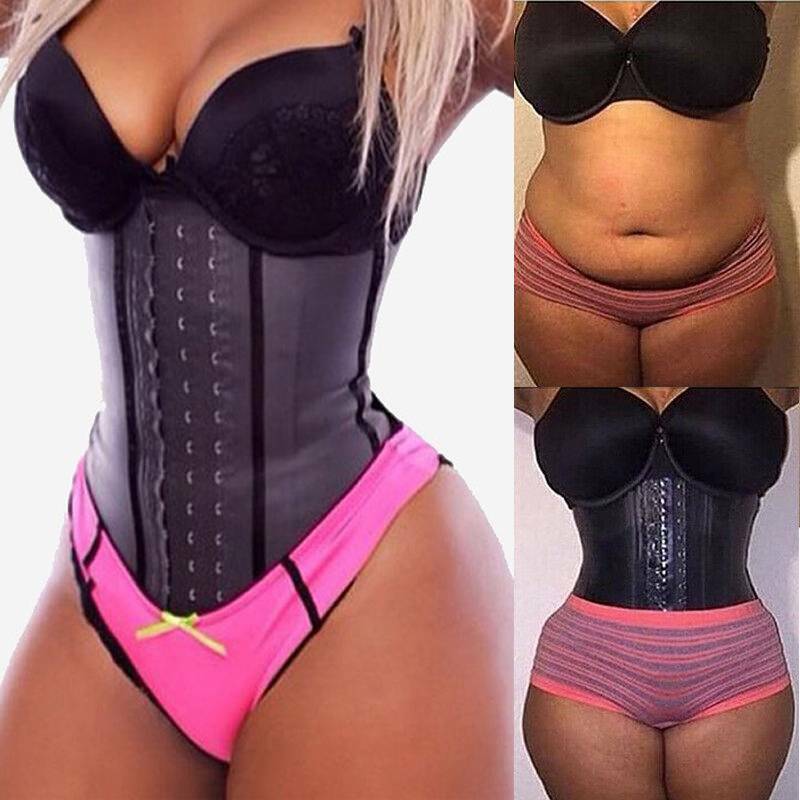 Купить Latex Waist Trainer Colombianas Fajas Abdomen Long Torso Shaperwear  (Корректирующее белье) заказать с доставкой лот № 174439614988