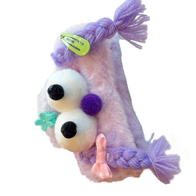 Adorkable Hair Claw Clip Ugly Barrettes Hair Clamps Ponytail Holder