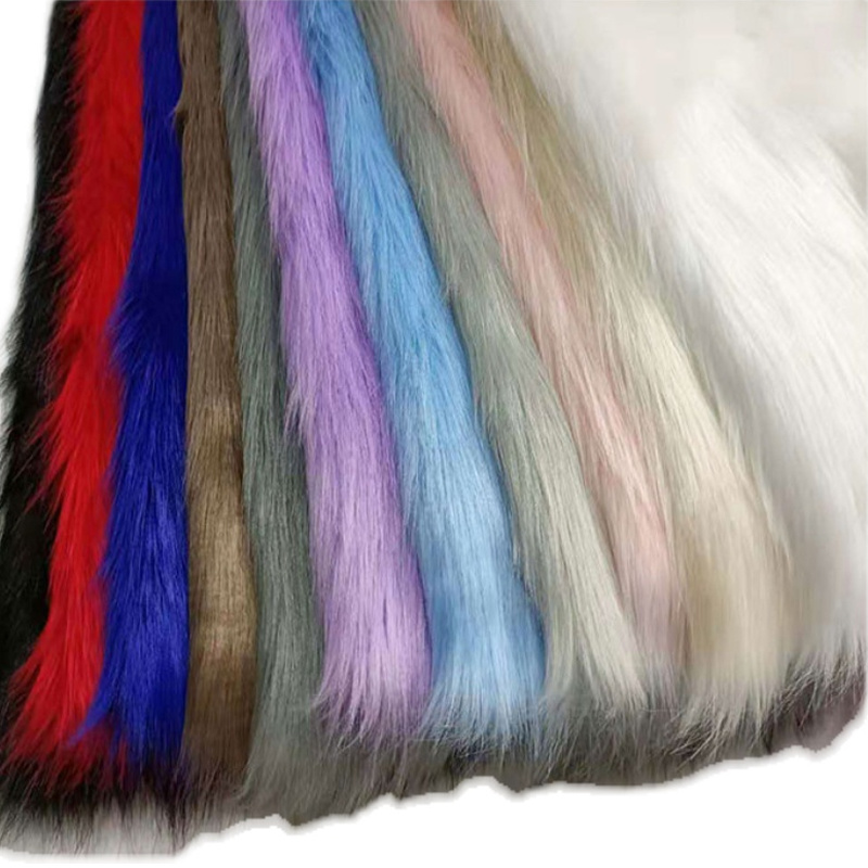 Faux Fur Plush Fabric Soft Thicken Material for Carpet Pillow Cover Mat Cushion