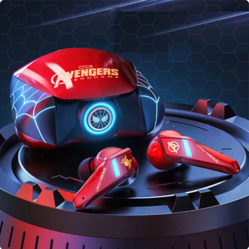 TWS Gaming Earbuds Spiderman Avenger Wireless Bluetooth 5.0 Earphones HIFI Sound