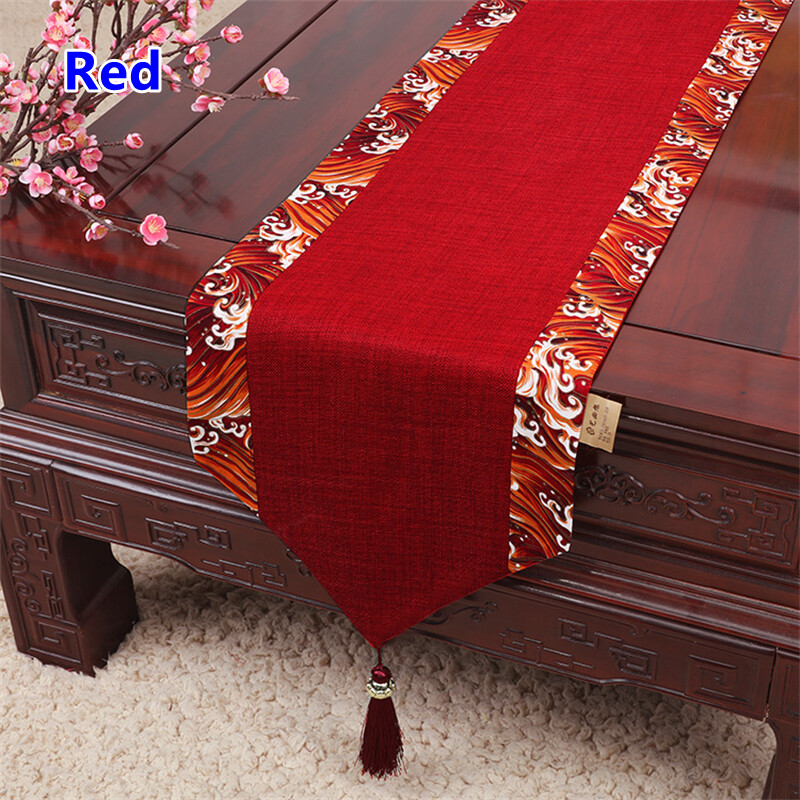 1pc Japonais Floral Chemin de Table Nappe Non Slip Mariage Fête Décor