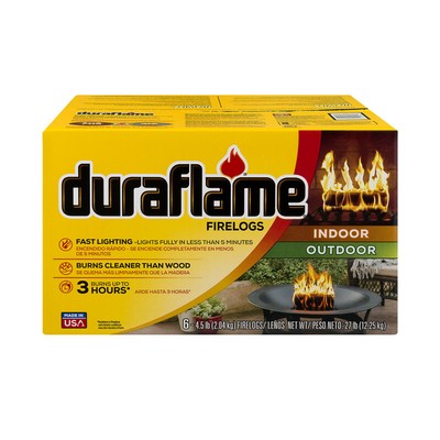 Duraflame 06405 Indoor & Outdoor Wood Fire Log 3.75 H x 11.25 W x 3.75 D in.