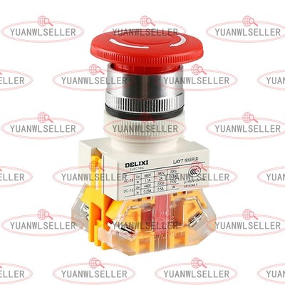 1PCS NEW DELIXI Emergency Button Switch LAY7-11ZS