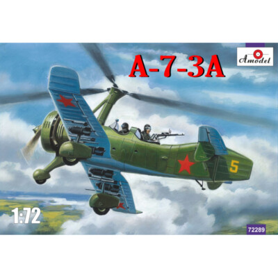 A-7-3A Soviet autogiro Scale Aircraft 1/72 - Plastic model kit AMODEL 72289 