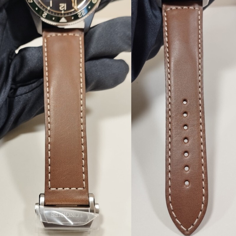 Pre-owned Longines Spirit Zulu Time 39mm Black Dial Gmt Men's Watch L38024632