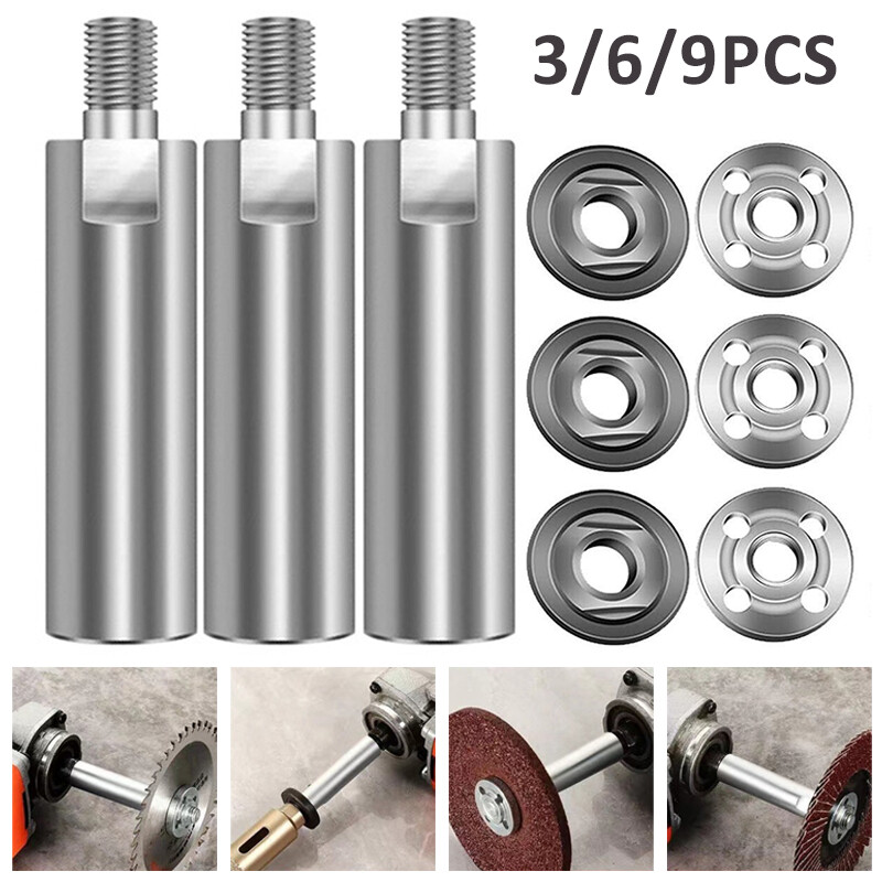 Angle Grinder Extension Connecting Rod M10 80mm Thread Adapter For Polishing E