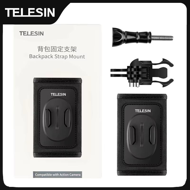 360° Rotation Backpack Shoulder Strap Mount for Hero 13 12 1110 9 8 Insta360 Os