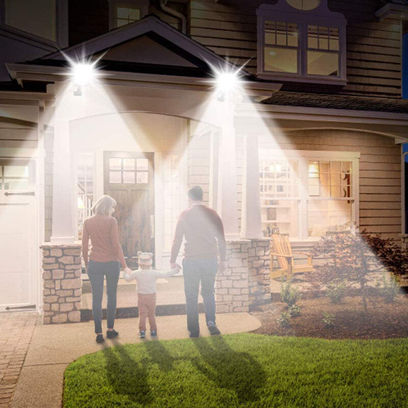 9900000LM Lamparas Luz Led Solares Luces Para Exterior Patio Sensor De Movimient