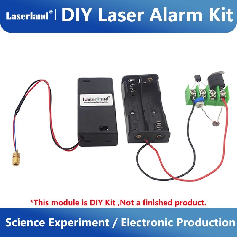 DIY Laser Alarm Kit Security System Anti-Theft Infrared Experiment Invention