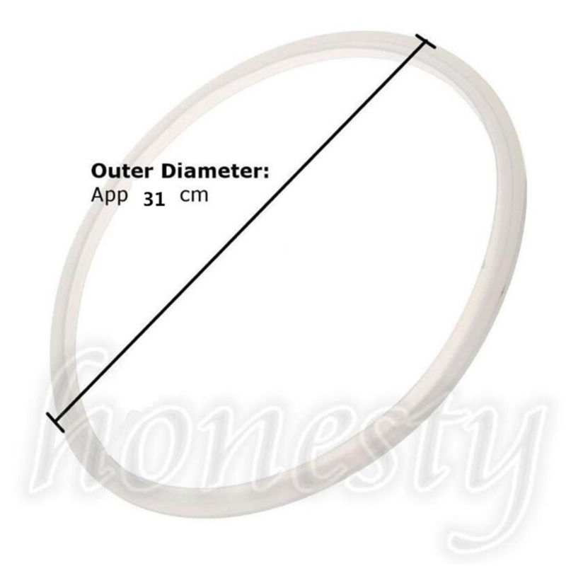 Replacement Silicone Rubber Clear Gasket Sealing Ring Home Pressure Cooker