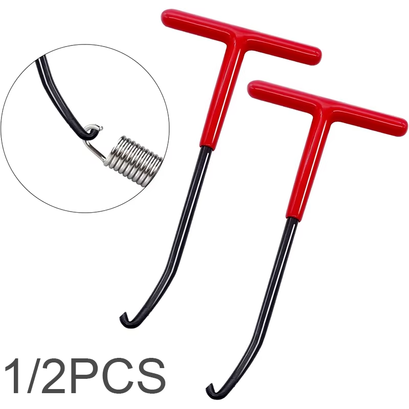 1/2 PCS Exhaust Spring Puller Tool Motorcycle Exhaust Spring Hooks, T Handle Ho