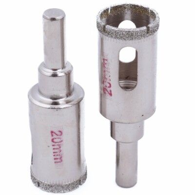 2Pcs 20mm 3/4'' inch Diamond Hole Saws Granite Drill Bits Masonry Tools for Stone