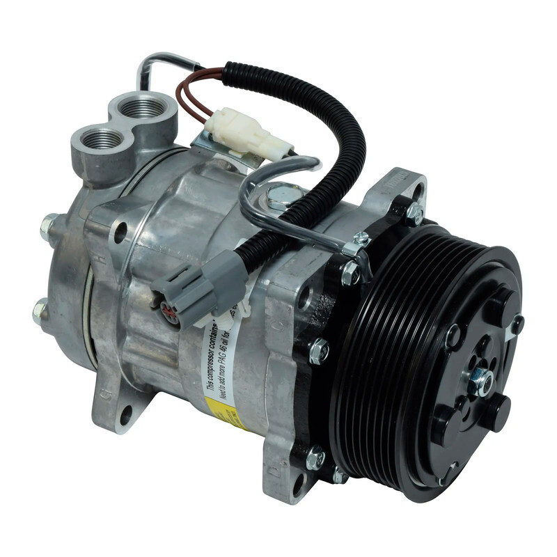 New A/C Compressor for SD7H15 4251-4500/4501-4750 - Ford Truck - 8 Groove - Picture 2 of 7